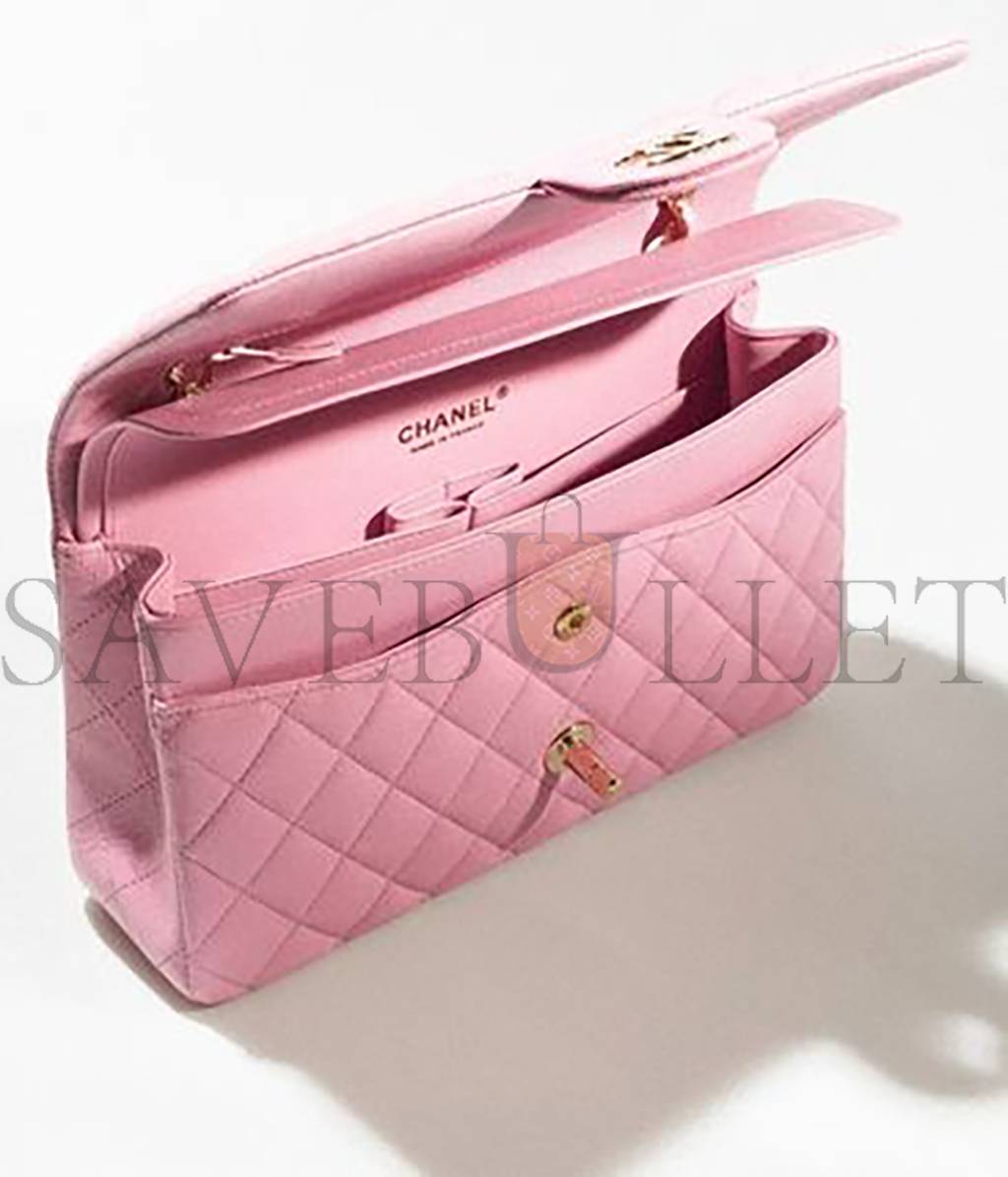 Ch*el classic bag gold hardware a01112 y33352 nh622 (25.5*15.5*6.5cm)